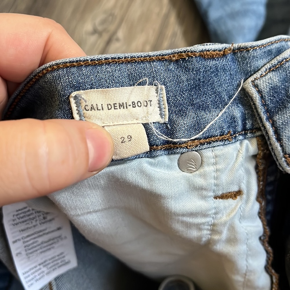 Madewell Cali Demi-Boot Kick Out Crop - Picture 12 of 13